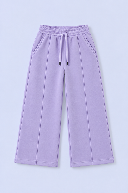 Lilac Boxy Trouser