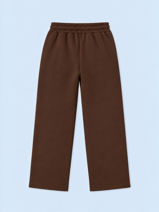 Brown Straight Fit Trouser