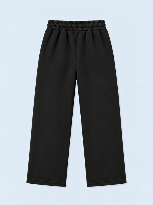 Black Straight Fit Trouser