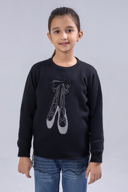 Girls Fancy Sweatshirt With Frill