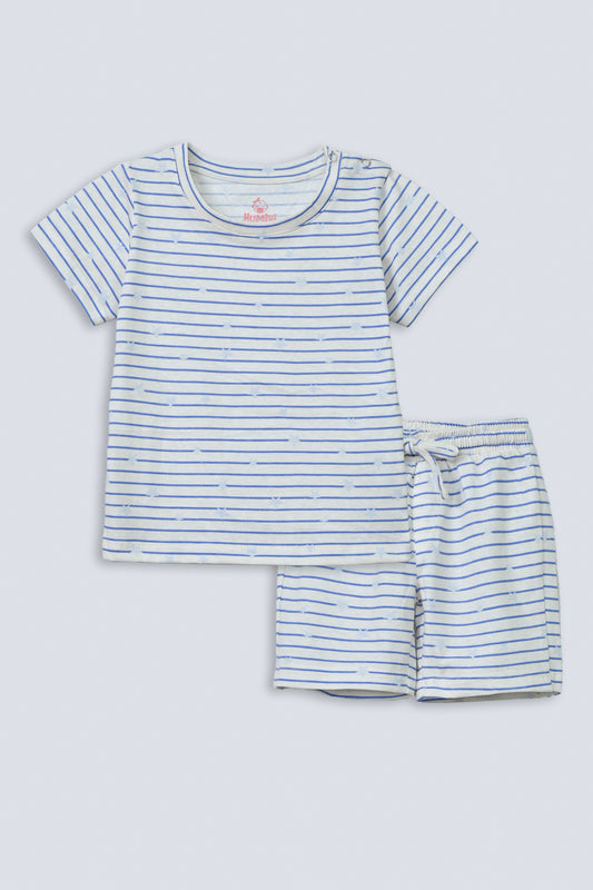 Infants Girls Striper Suit
