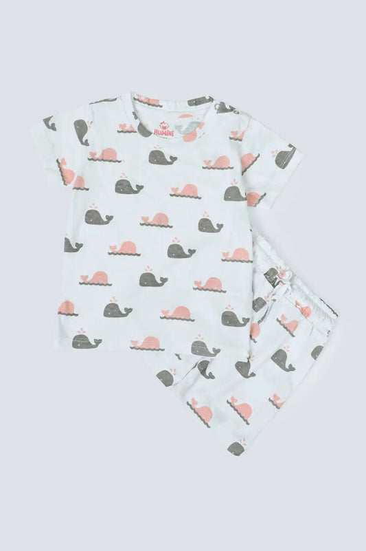 Infants Girls Printed Suit