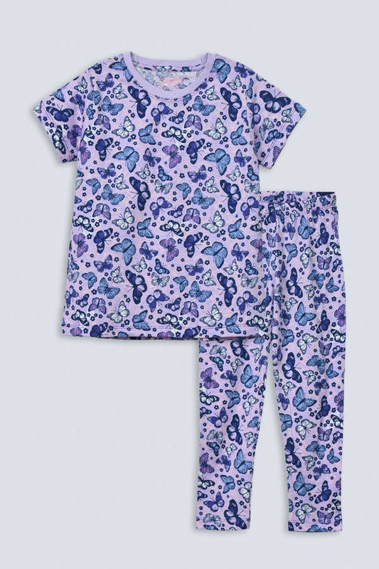 Girls Printed Suit