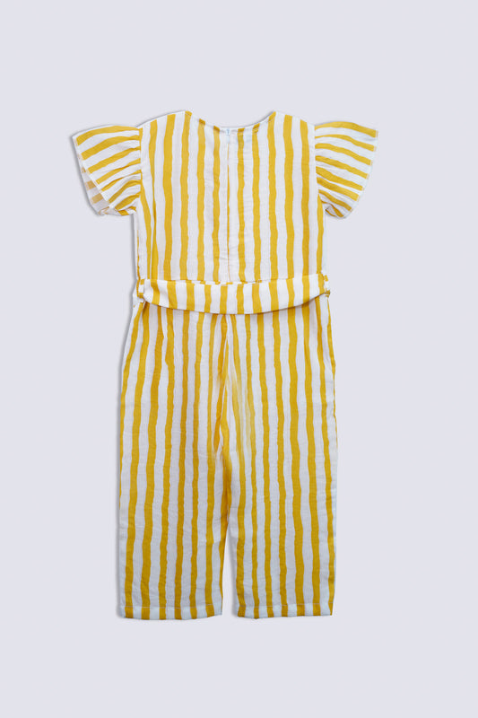 Girls Striper Jumpsuit