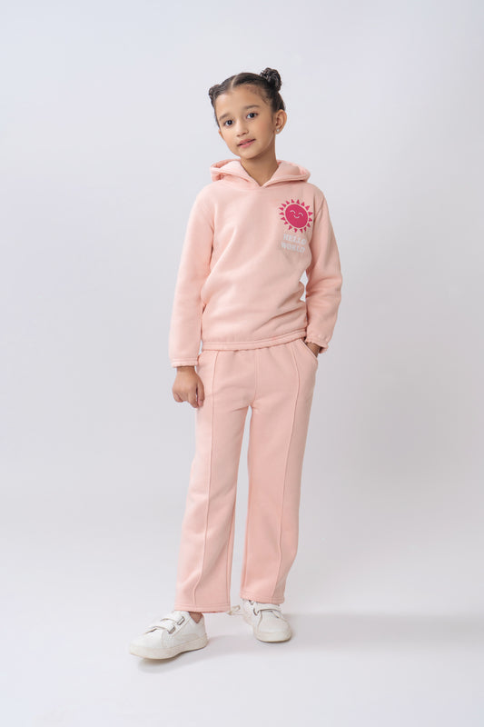 Hello World Graphic Girls Suit