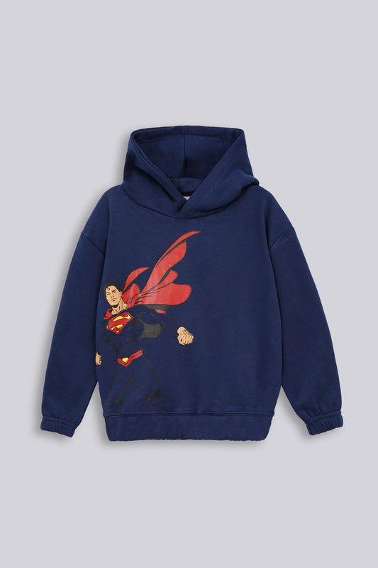 Loose Fit Boys Graphic Hoodie