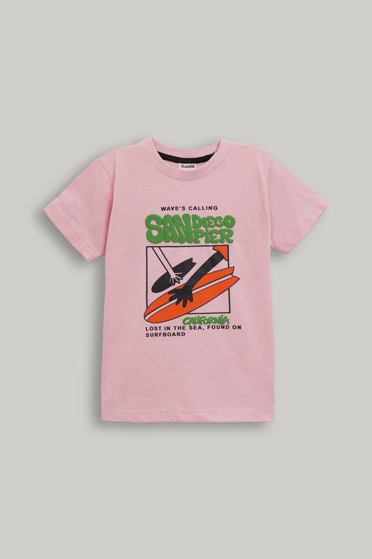 Boys Regular Fit Graphic Tee