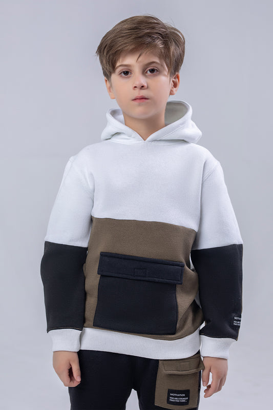 Colour Blocking Boys Hoodie