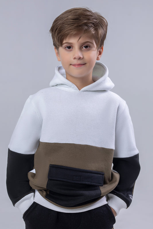 Colour Blocking Boys Hoodie