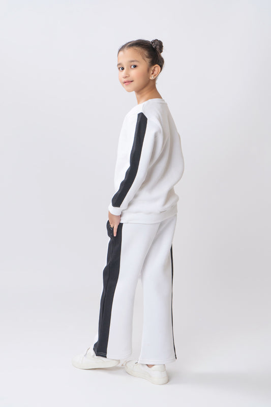 Wide Leg Girls Trouser