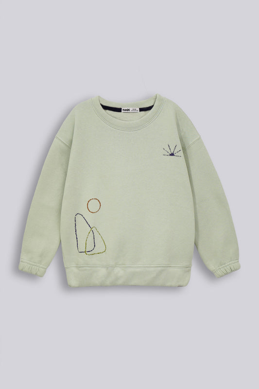 Boys Relaxed Fit Printed Sweatshirt