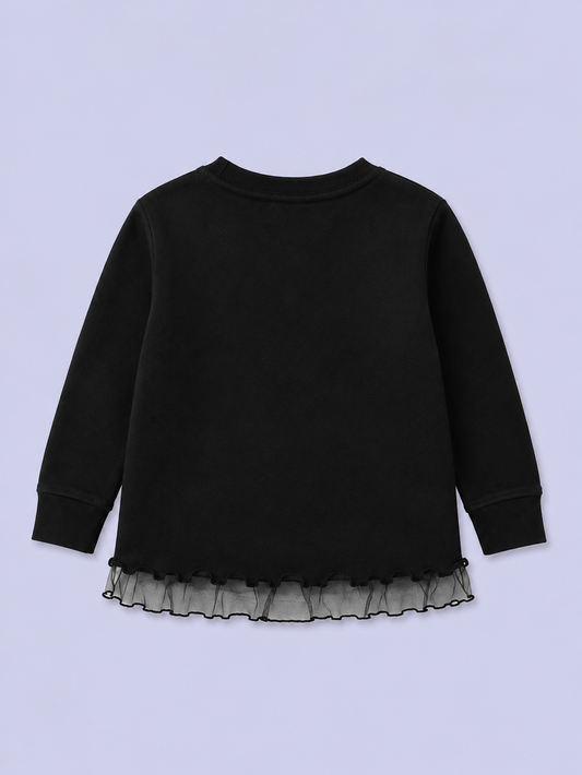 Girls Fancy Sweatshirt With Frill