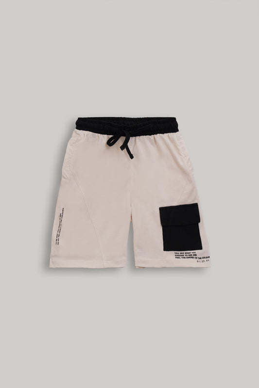 Boys Relaxed Fit Contrast Panel Trouser