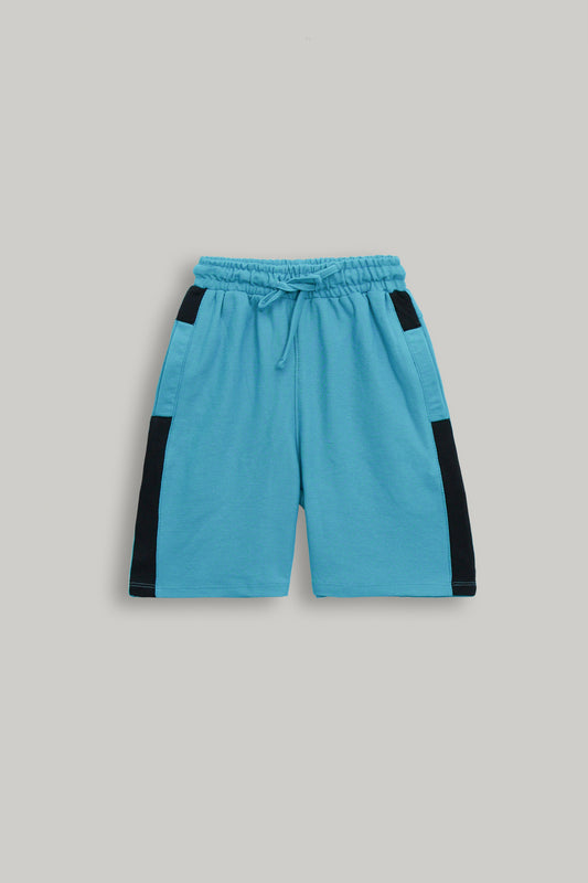 Boys Textured Pique Relaxed Fit Short
