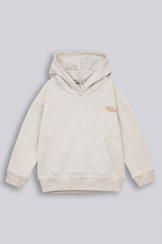 Girls Relaxed Fit Panel Hoodie Top