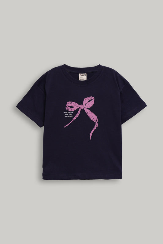 Girls Relaxed Fit Graphic Tee