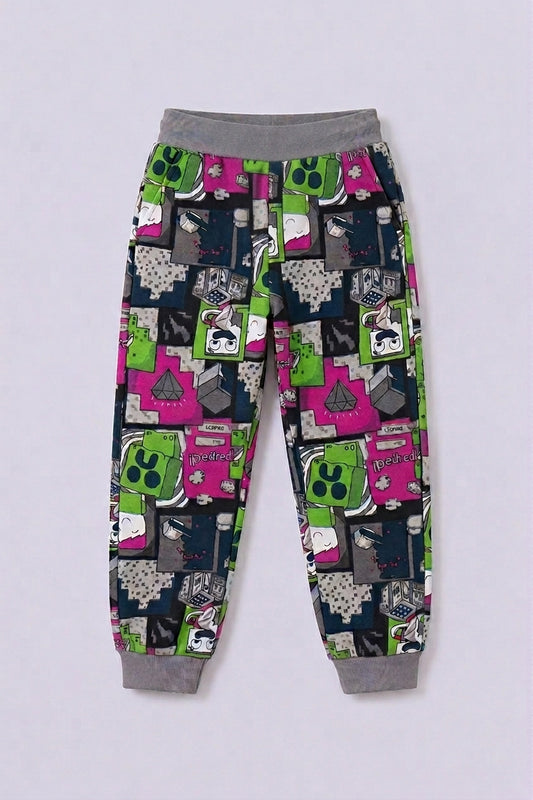 Printed Boys Trouser