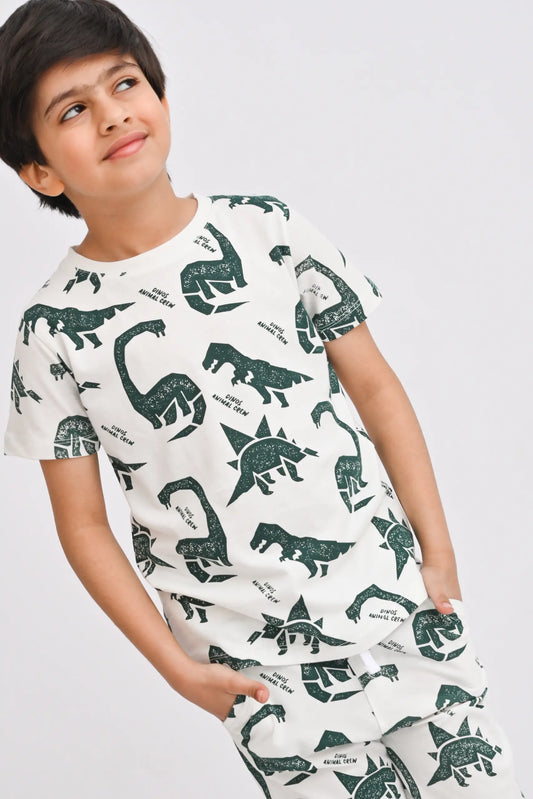 Printed Boys Suit