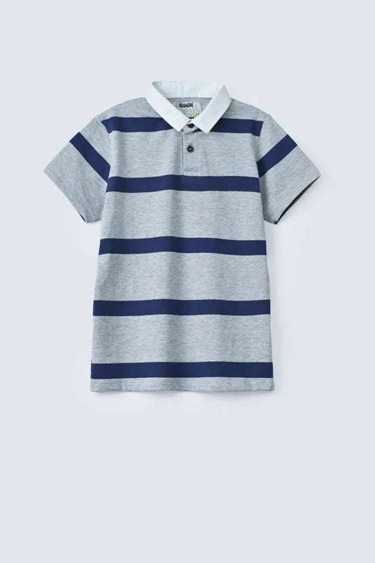 Boys Striper Polo