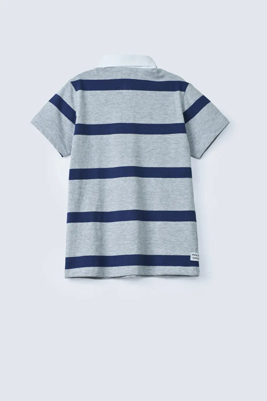 Boys Striper Polo