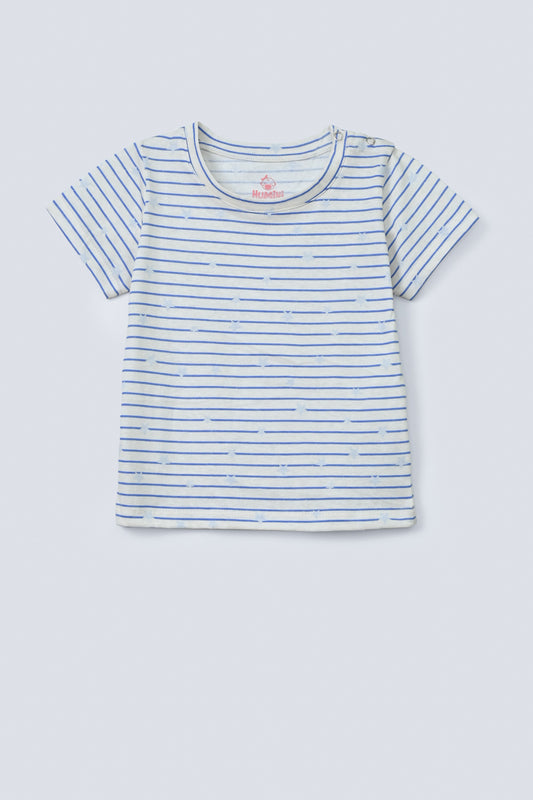 Infants Girls Striper Suit