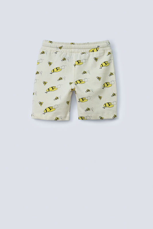 Infants Girls Printed Shorts