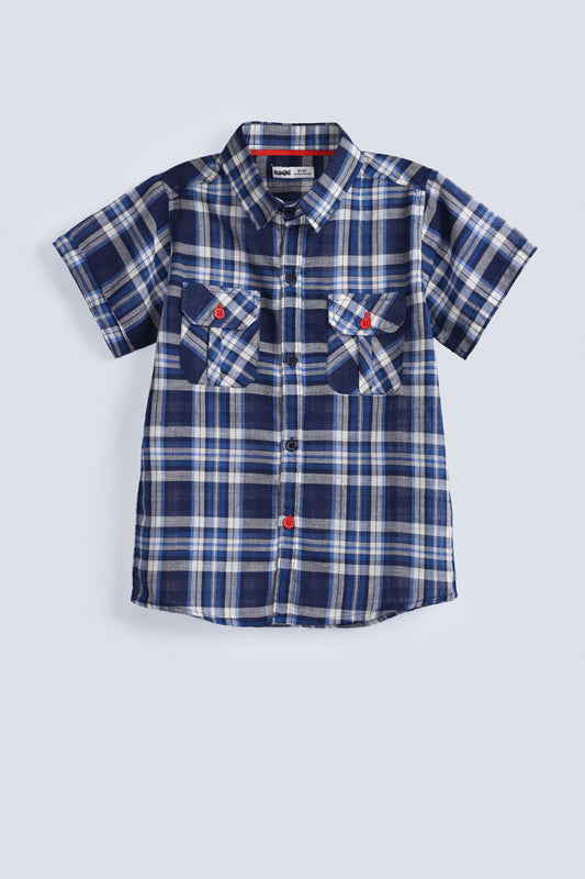 Trendy Boys Checkered Shirt
