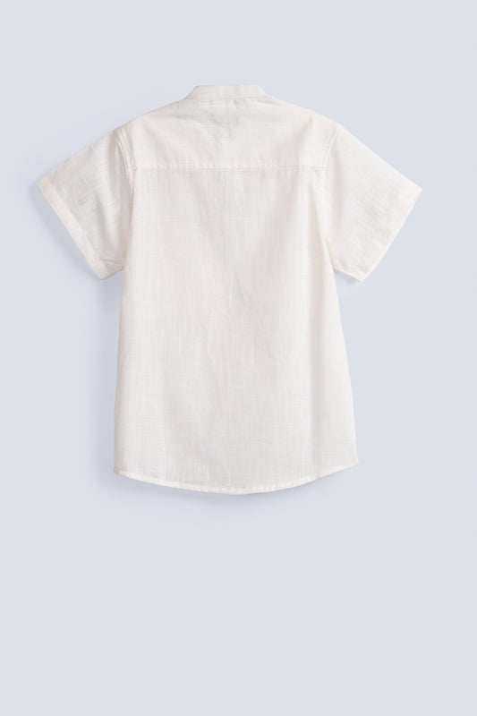 Trendy Mandarin Collar Shirt