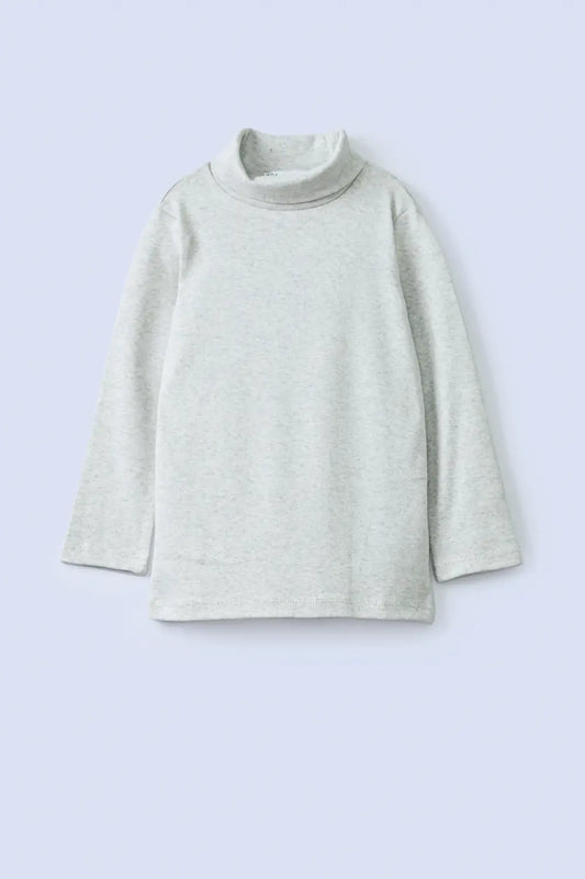 Boys Ribbed High Neck
