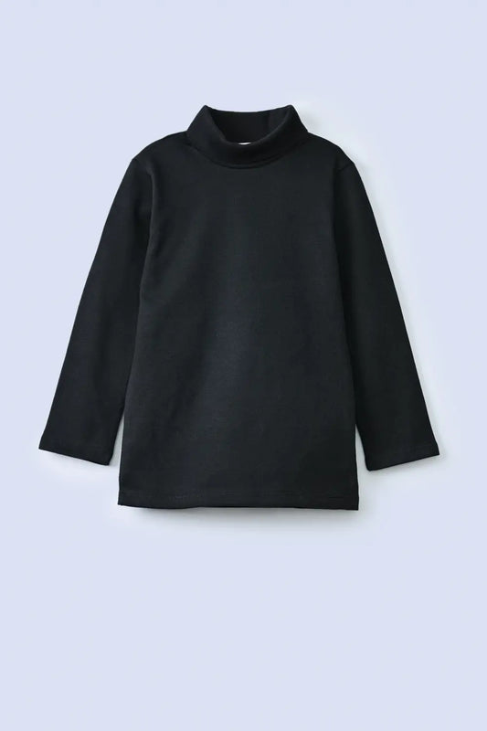 Boys Ribbed High Neck