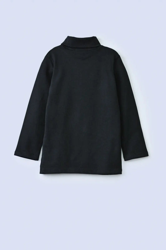 Boys Ribbed High Neck