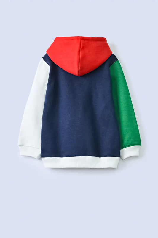 Color Blocking Boys Hoodie