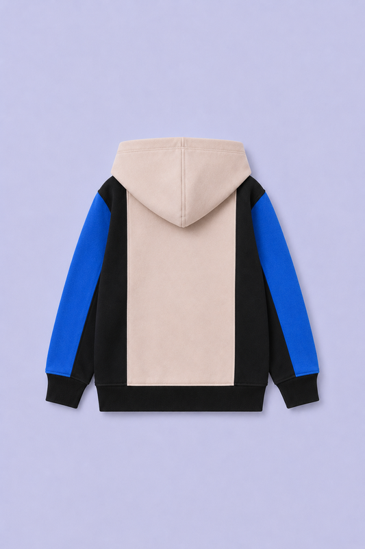 Color Blocking Girls Hoodie