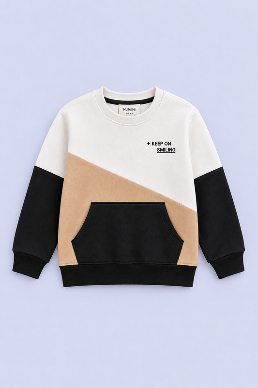Colour Blocking Boys Sweatshirt
