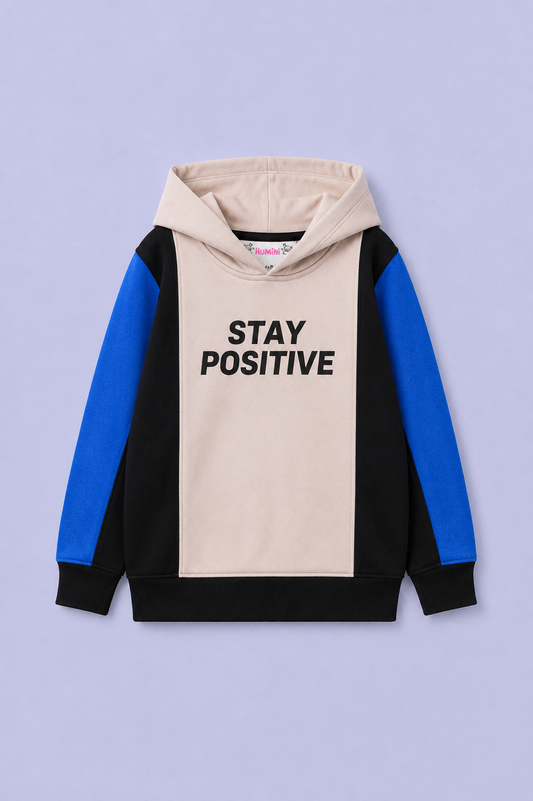 Color Blocking Girls Hoodie