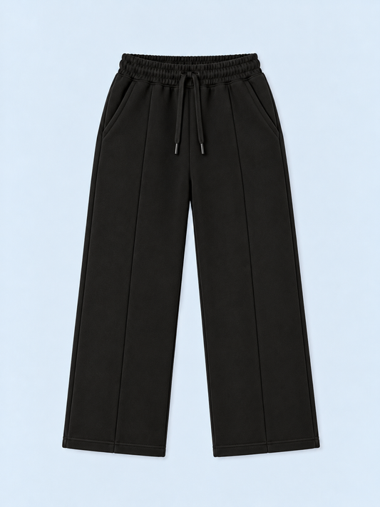 Black Straight Fit Trouser