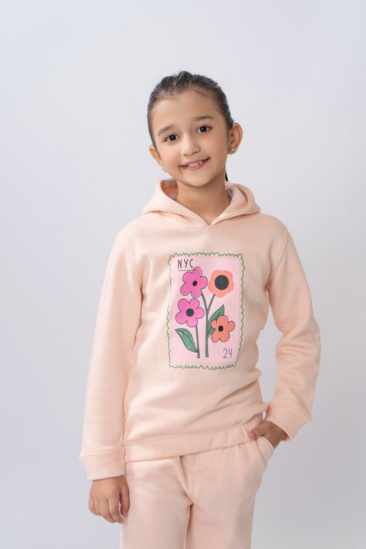 Girls Graphic Hoodie