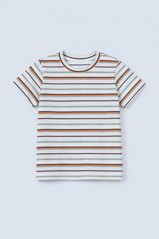 Boys Printed Striper Tee