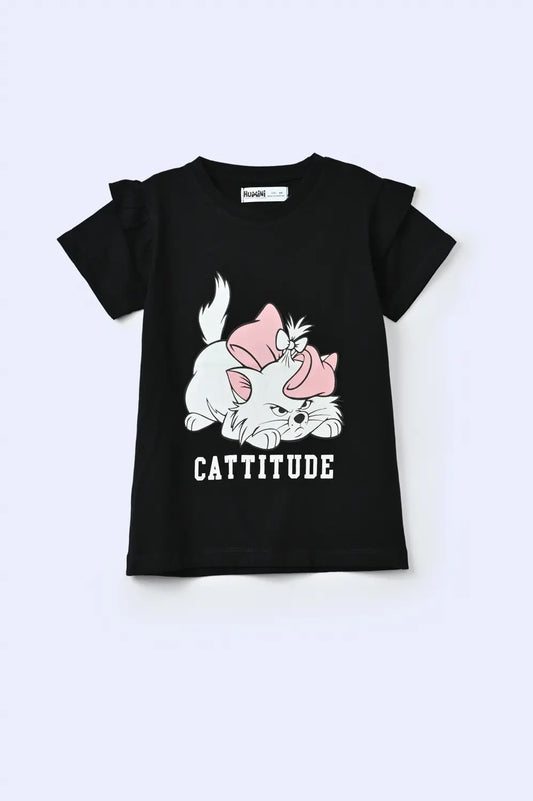 Cattitude Graphic T-Shirt