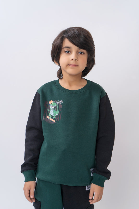 Dino Graphic Boys Suit
