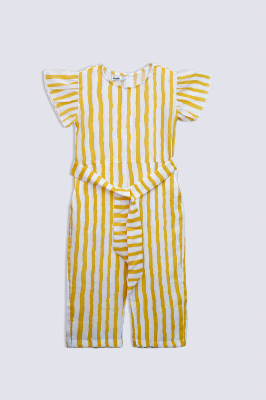 Girls Striper Jumpsuit
