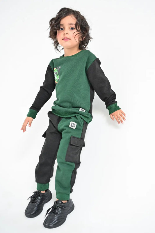 Dino Graphic Boys Suit