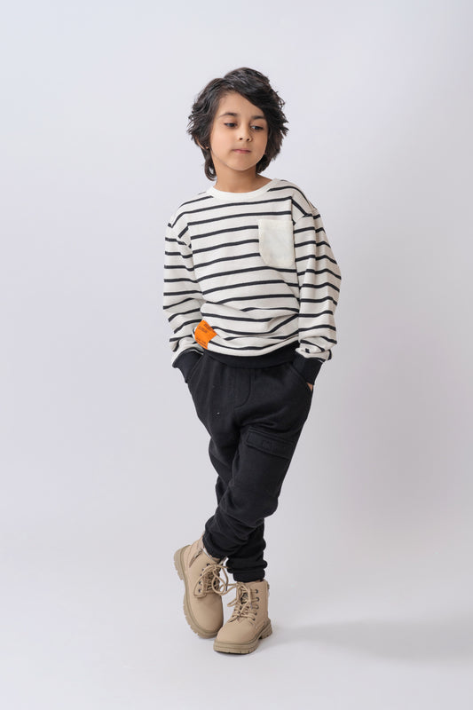 Boys Striper Sweatshirt