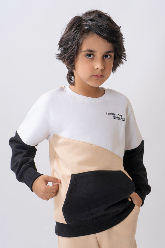 Colour Blocking Boys Sweatshirt