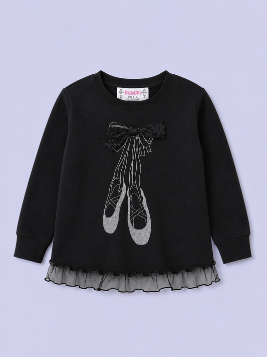 Girls Fancy Sweatshirt With Frill