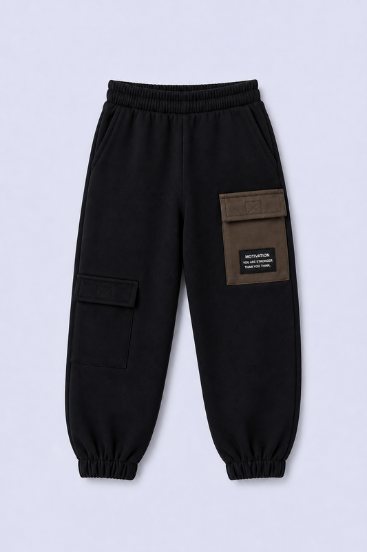 Trendy Cargo Pocket Boys Trouser