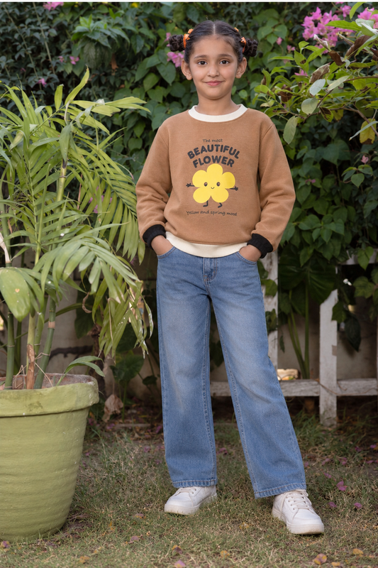 Beautiful Flower Girls Sweatshirt