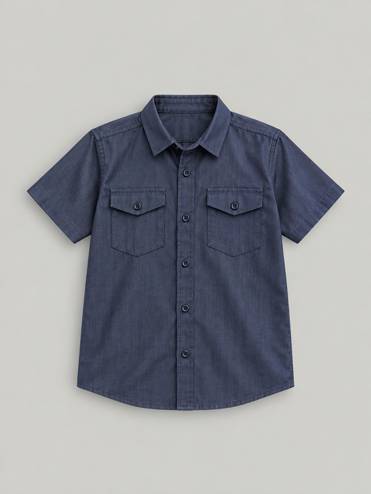 Light Weight Denim Boys Shirt