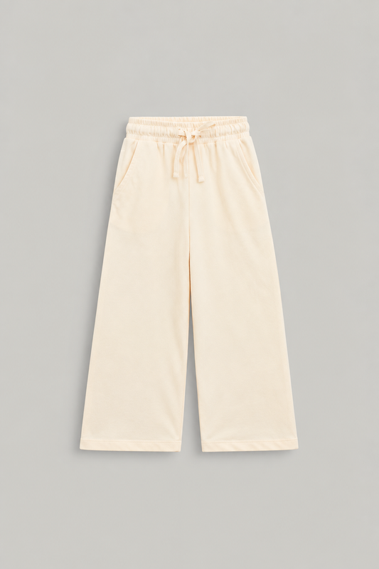 Girls Super Soft Wide Leg Trouser