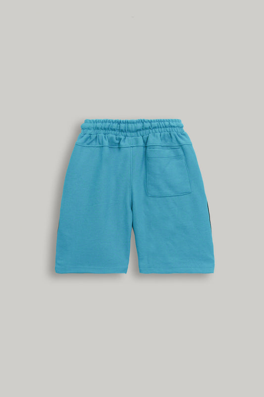 Boys Textured Pique Relaxed Fit Short